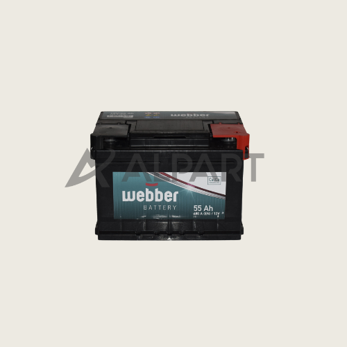 Autobatéria WEBBER 12V/55Ah Ľ LB2